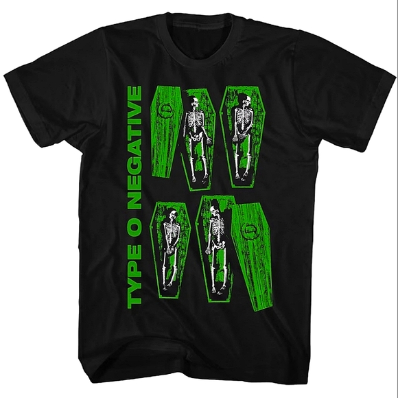Type O Negative Other - Type O Negative Coffins & Skeletons Shirt